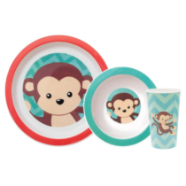 Kit Refeição Animal Fun Macaco Buba