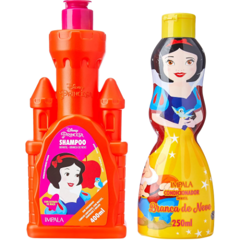 Kit Shampoo 400ml+Condicionador 250ml Branca De Neve Impala