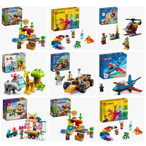 Kits LEGO com até 35% OFF