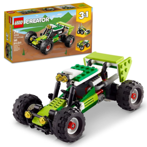 Lego Kit de Construção 3 em1 Buggy Off-road 160 Peças