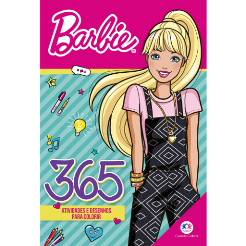 Barbie 365 atividades e desenhos para colorir