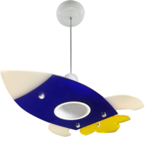 Lustre Pendente Plafon Infantil Foguete