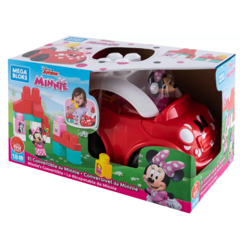 Mega Bloks Disney Junior Conversível da Minnie 18 Peças