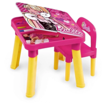 Mesinha com Cadeira Barbie Rosa