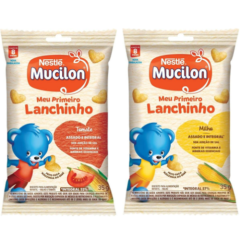 Mucilon Meu Primeiro Lanchinho Tomate ou Tradicional