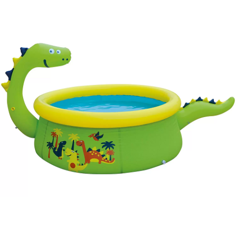 Piscina Inflável Dinossauro Redonda Jilong 1400L