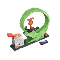 Pista Hot Wheels Looping de Ataque do Crocodilo
