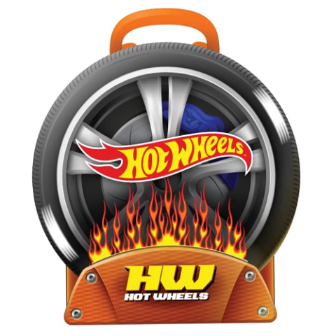Porta Carrinhos Roda Hot Wheels Metálica