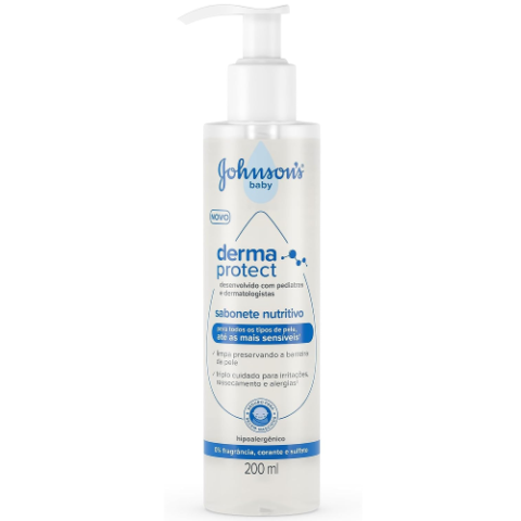 Sabonete Johnson’s Baby Nutritivo Derma Protect 200ml