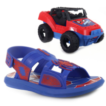 Sandália Grendene Kids Homem Aranha + Buggy