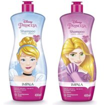 Shampoo Infantil Disney Princesas 400ml Impala Rapunzel ou Cinderela
