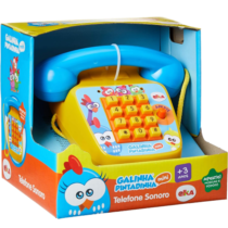 Telefone Sonoro Galinha Pintadinha Mini Elka