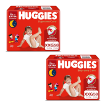2 Pacotes Fralda Supreme Care XXG 58 unidades