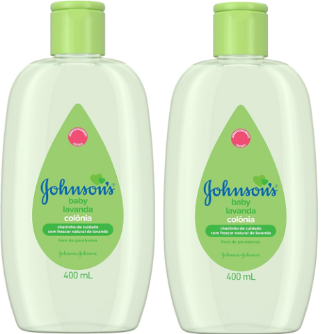 2 Unidades Colônia Refrescante Lavanda Para BebêsJohnson’s Baby 400ml
