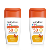 2 Unidades Protetor Solar Helioderm Kids Fps50 120ml