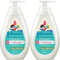 2 Unidades Sabonete Líquido Johnson’s Baby Limpeza Super Poderosa 400ml