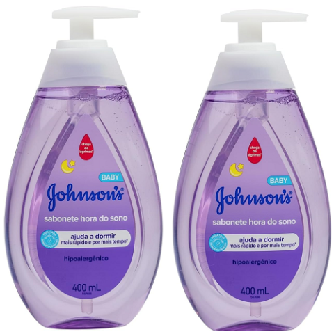 2 Unidades Sabonete Líquido Relaxante Hora Do Sono Johnson’s Baby 400ml