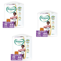 3 Pacotes Fralda Personal Baby Premium Pants XXG 44 Unidades