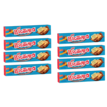 8 Pacotes Biscoito Recheado Passatempo Chocolate 130g
