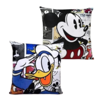 Almofada Mickey Mouse e Pato Donald Friends 40x40cm