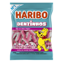 Bala de Gelatina Dentinhos 250g