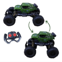 Carrinho De Controle Remoto Verde 4X4 Com Suspensão Importway