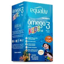 Equaliv Ômega 3 Pro Kids Oil Com 30 Cápsulas