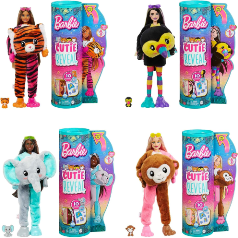 Boneca Barbie Cutie Reveal Série Selva