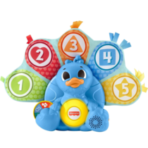 Fisher-Price Pavão Penas Coloridas Linkimals com Sons, Frases e Luzes