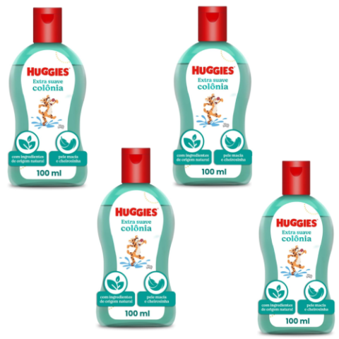 Colônia Huggies Extra Suave 100ml