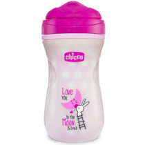Copo Chicco Brilha no Escuro Rosa