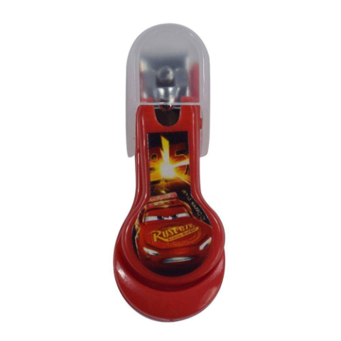 Cortador De Unha Infantil Aço Com Capa Carros Disney