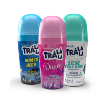 Desodorante Roll-On Trá Lá Lá Bom de Bola ou Dance 65ml