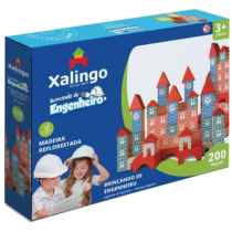Brincando de Engenheiro 200 Peças Xalingo