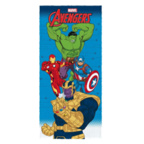 Toalha Banho Avengers Vingadores Lepper Kids 60x120cm
