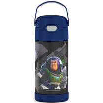 Garrafa THERMOS de Palha com Isolamento a vácuo Disney BuzzLightyear Aço Inoxidável com Canudo 355ml