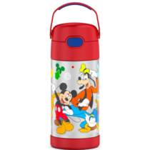 Garrafa THERMOS Mickey Mouse Funtainer de Aço Inoxidável com Canudo 350ml