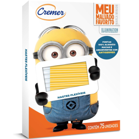 Haste Minions Cremer 75 Unidades
