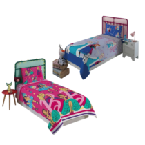 Jogo de Cama 2 Peças Microfibra Infantil Barbie ou Frozen 1,40m x 2,20m