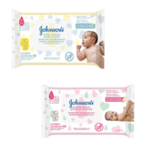 Lenço Umedecido Johnson’s Baby 48 unidades