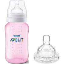 Mamadeira Anticólica 330ml + Bico 4 Philips Avent 809/29