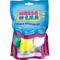 Massinha De Eva Multicolorido Não Tóxica 50g Make+