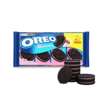 Multipack 4 Pacotes Biscoito Recheado Oreo Milkshake de Morango 144g