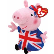 Pelúcia Peppa Pig 20cm Union Jack Dtc