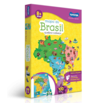 Quebra-Cabeça Mapa do Brasil 100 peças Toyster