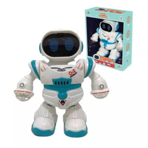 Robô Dançarino Max Dance com Luz e Som Polibrinq