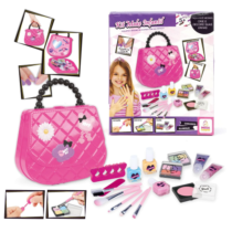 Kit Make Infantil Unhas Decorativas Com Bolsa De Mão