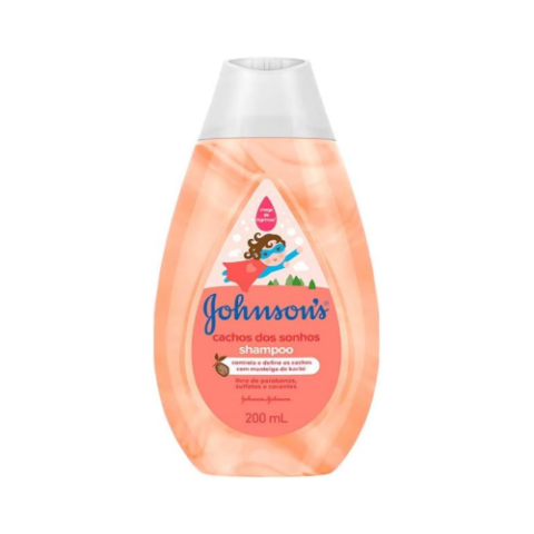 Johnson’s Baby Shampoo Para Cabelos Cacheados Cachos Dos Sonhos 200ml