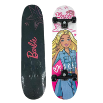 Skate Barbie Fun Preto/Rosa