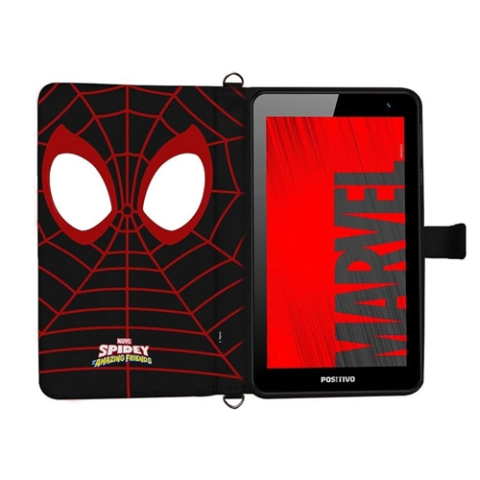 Tablet Twist Positivo Spidey 7” Wi-Fi com Capa 32GB Quad Core Android 11